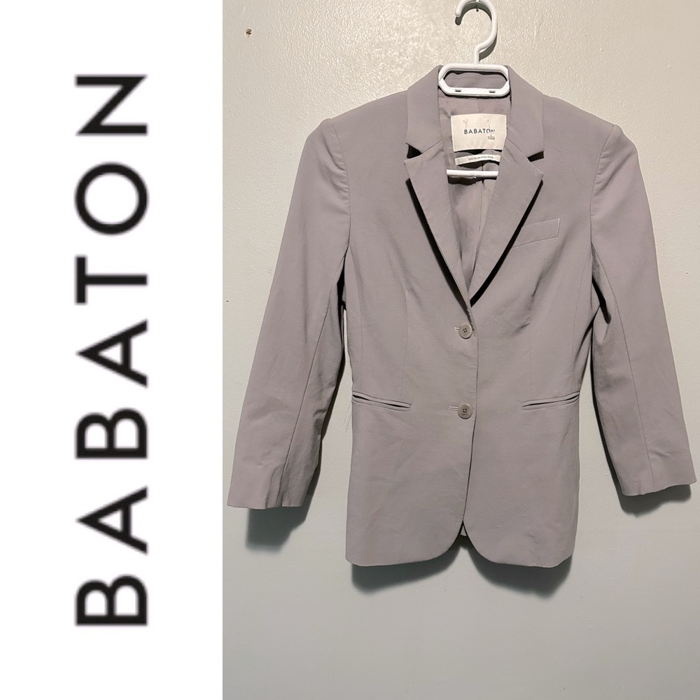 Babaton Gray Blazer